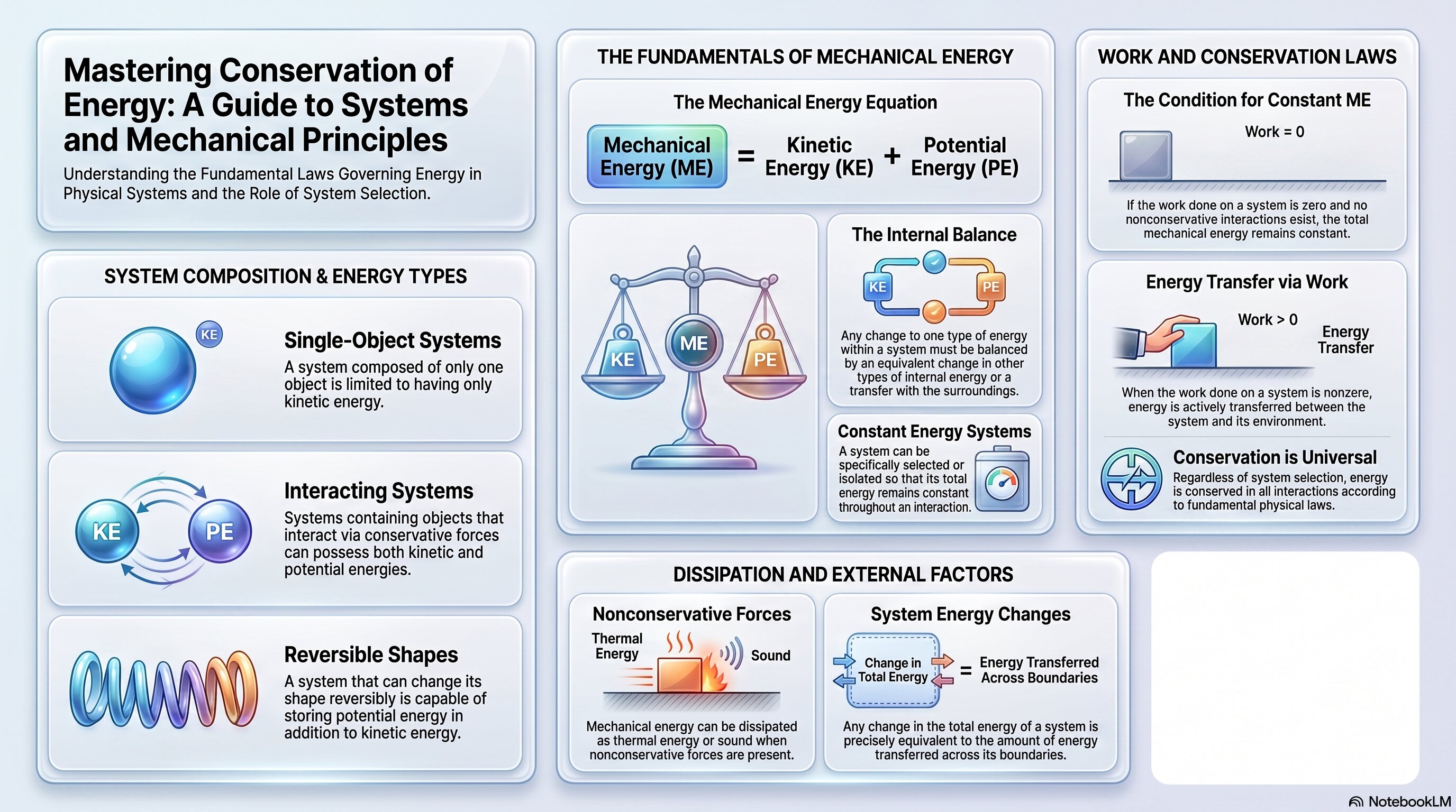Mastering Conservation of Energy infographic